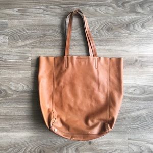 Banana Republic Camel Leather Tote